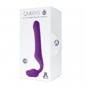 Лиловый безремневой страпон Queens M - Adrien Lastic - купить с доставкой в Пскове