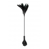 Двусторонний стек-щекоталка Sweet Caress Feather Whip - 58 см. - Sweet Caress - купить с доставкой в Пскове