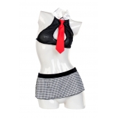 Надувная секс-кукла с реалистичной головой в костюме учительницы - ToyFa - в Пскове купить с доставкой Надувная секс-кукла с реалистичной головой в костюме учительницы - ToyFa - в Пскове купить с доставкой