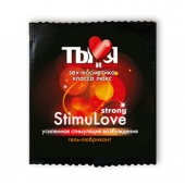 Разогревающий гель-лубрикант Stimulove Strong в одноразовой упаковке - 4 гр. - Биоритм - купить с доставкой в Пскове