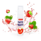 Гель-смазка Tutti-frutti с земляничным вкусом - 30 гр. - Биоритм - купить с доставкой в Пскове