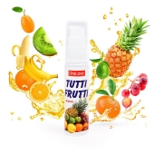 Гель-смазка Tutti-frutti со вкусом тропических фруктов - 30 гр. - Биоритм - купить с доставкой в Пскове