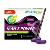 Возбуждающее средство для мужчин Mans Power plus - 10 капсул (0,35 гр.) +1 в подарок - SuperCaps - купить с доставкой в Пскове