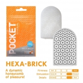Карманный мастурбатор HEXA-BRICK - Tenga - в Пскове купить с доставкой