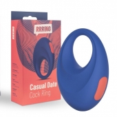 Синее эрекционное кольцо RRRING Casual Date Cock Ring - FeelzToys - в Пскове купить с доставкой