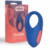 Синее эрекционное кольцо RRRING First Date Cock Ring - FeelzToys - в Пскове купить с доставкой