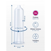 Презервативы MY.SIZE размер 64 - 10 шт. - My.Size - купить с доставкой в Пскове