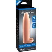 Телесная насадка Real Feel Enhancer XL - 17 см. - Pipedream - в Пскове купить с доставкой