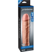 Телесная насадка Fantasy X-tensions Perfect 2  Extension - 20,3 см. - Pipedream - в Пскове купить с доставкой