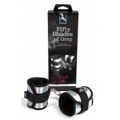Серо-черные наручники Totally His - Fifty Shades of Grey - купить с доставкой в Пскове