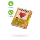 Экологически чистые презервативы Masculan Organic - 3 шт. - Masculan - купить с доставкой в Пскове
