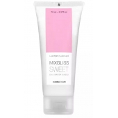 Смазка на водной основе Mixgliss Sweet с ароматом бабл-гам - 70 мл. - Mixgliss - купить с доставкой в Пскове