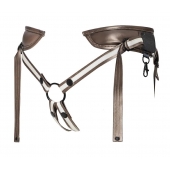 Бронзовый пояс для насадок Desirous Harness - Strap-on-me - купить с доставкой в Пскове