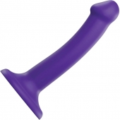 Фиолетовый фаллоимитатор-насадка Strap-On-Me Dildo Dual Density size S - 17 см. - Strap-on-me - купить с доставкой в Пскове