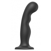 Черная насадка Strap-On-Me Dildo Plug P G size XXL - Strap-on-me - купить с доставкой в Пскове