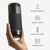 Черный мастурбатор с контролем всасывания Arcwave Pow Stroker - Arcwave - в Пскове купить с доставкой