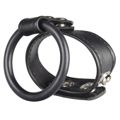 Двойное кольцо выносливости на пенис DUAL STAMINA RING - BlueLine - в Пскове купить с доставкой