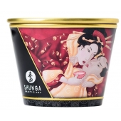 Массажная  свеча Sparkling Strawberry Wine с ароматом клубничного вина - 170 мл. - Shunga - купить с доставкой в Пскове