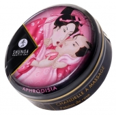 Массажная свеча Rose Petals с ароматом розы - 30 мл. - Shunga - купить с доставкой в Пскове