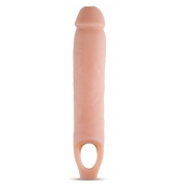 Телесная насадка на пенис 11.5 Inch Cock Sheath Penis Extender - 29,2 см. - Blush Novelties - в Пскове купить с доставкой