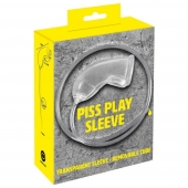 Прозрачная насадка на пенис Piss Play Sleeve для игр с мочеиспусканием - Orion - купить с доставкой в Пскове