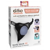 Черные трусики для страпона Body Dock SE на регулируемых ремнях - Pipedream - купить с доставкой в Пскове