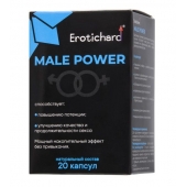 Капсулы для мужчин Erotichard male power - 20 капсул (0,370 гр.) - Erotic Hard - купить с доставкой в Пскове