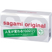 Ультратонкие презервативы Sagami Original 0.02 - 10 шт. - Sagami - купить с доставкой в Пскове