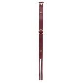 Бордовый ремень Halo Waist Belt - размер L-XL - Shots Media BV - купить с доставкой в Пскове