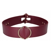 Бордовый ремень Halo Waist Belt - размер L-XL - Shots Media BV - купить с доставкой в Пскове