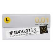Презервативы Sagami Original 0.02 L-size увеличенного размера - 5 шт. - Sagami - купить с доставкой в Пскове