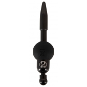 Черный уретральный вибростимулятор Vibrating Penis Plug - Orion - купить с доставкой в Пскове