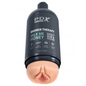 Телесный мастурбатор-вагина Shower Therapy Milk Me Honey - Pipedream - в Пскове купить с доставкой