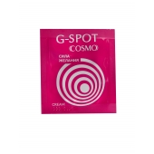 Стимулирующий интимный крем для женщин Cosmo G-spot - 2 гр. - Биоритм - купить с доставкой в Пскове