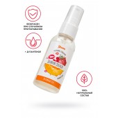 Съедобная гель-смазка Yovee «Двойной соблазн» с Д-пантенолом и вкусом клубники и дыни - 50 мл. - ToyFa - купить с доставкой в Пскове