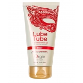 Интимный гель на водной основе Lube Tube Hot с разогревающим эффектом - 150 мл. - ORGIE - купить с доставкой в Пскове