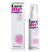 Съедобное согревающее массажное масло Love Me Tender Cotton Candy с ароматом сладкой ваты - 100 мл. - Love to Love - купить с доставкой в Пскове