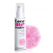 Съедобное согревающее массажное масло Love Me Tender Cotton Candy с ароматом сладкой ваты - 100 мл. - Love to Love - купить с доставкой в Пскове