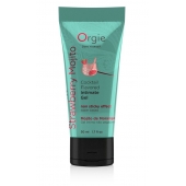 Съедобный интимный гель Orgie Lube Tube Cocktail Strawberry Mojito - 50 мл. - ORGIE - купить с доставкой в Пскове