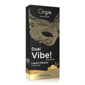 Съедобный гель Dual Vibe Pina Colada с эффектом вибрации и вкусом коктейля пина колада - 15 мл. - ORGIE - купить с доставкой в Пскове
