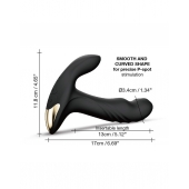 Черный вибромассажер простаты Multi P-Joy с 3 моторами - Dorcel - в Пскове купить с доставкой