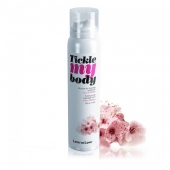 Массажная хрустящая пенка Tickle My Body Cherry Blossom с ароматом вишневого цвета - 150 мл. - Love to Love - купить с доставкой в Пскове