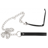 Зажим для половых губ с поводком Pussy Clamp With A Leash - Orion - купить с доставкой в Пскове