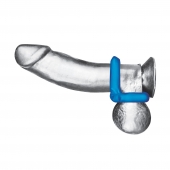 Комплект из 2 эрекционных колец-восьмерок 2-Pack Duo Cock And Ball Stamina Enhancement Ring - BlueLine - в Пскове купить с доставкой