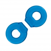 Комплект из двух колец для пениса 2-Pack Ultra-Stretch Stamina Endurance Ring - BlueLine - в Пскове купить с доставкой