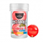 Лубрикант на масляной основе Hot Ball Plus с охлаждающе-разогревающим эффектом (2 шарика по 3 гр.) - HotFlowers - купить с доставкой в Пскове