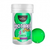 Лубрикант на силиконовой основе Hot Ball Plus с покалывающим эффектом (2 шарика по 3 гр.) - HotFlowers - купить с доставкой в Пскове