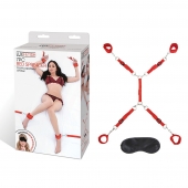 Красная фиксация на матрас Classic Bedspreader - Lux Fetish - купить с доставкой в Пскове