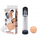 Автоматическая вакуумная помпа-мастурбатор Blowjob Auto Sucker Penis Enlarger Pump - Lux Fetish - в Пскове купить с доставкой