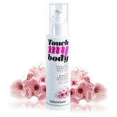 Силиконовый лубрикант 2-в-1 Touch My Body с ароматом вишнёвого цвета - 100 мл. - Love to Love - купить с доставкой в Пскове
